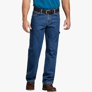 Dickies Men's Relaxed Fit Blue Jeans